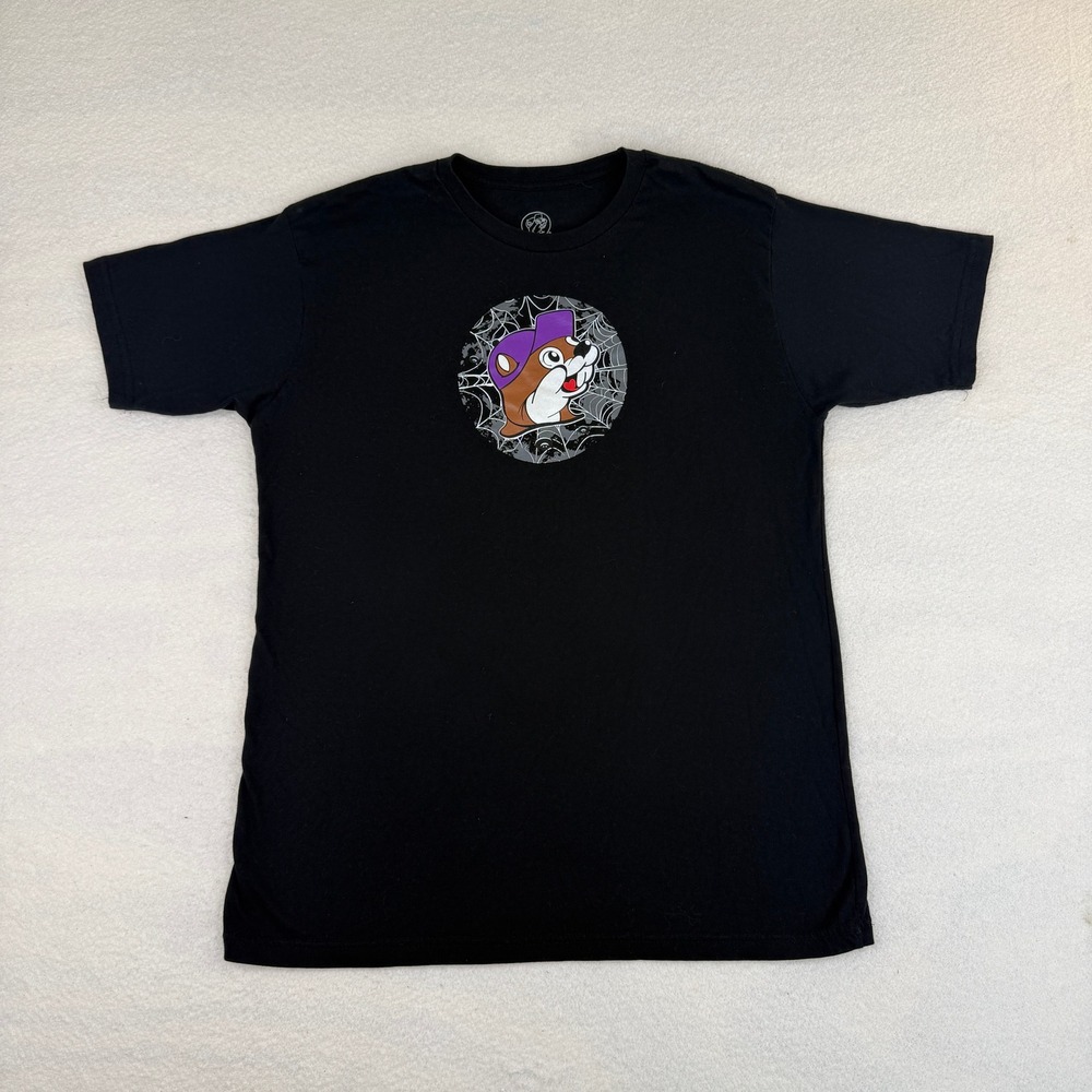 Buc-ee's Halloween 2025 Put A Spell On Me Black Graphic T-Shirt Mens Large L